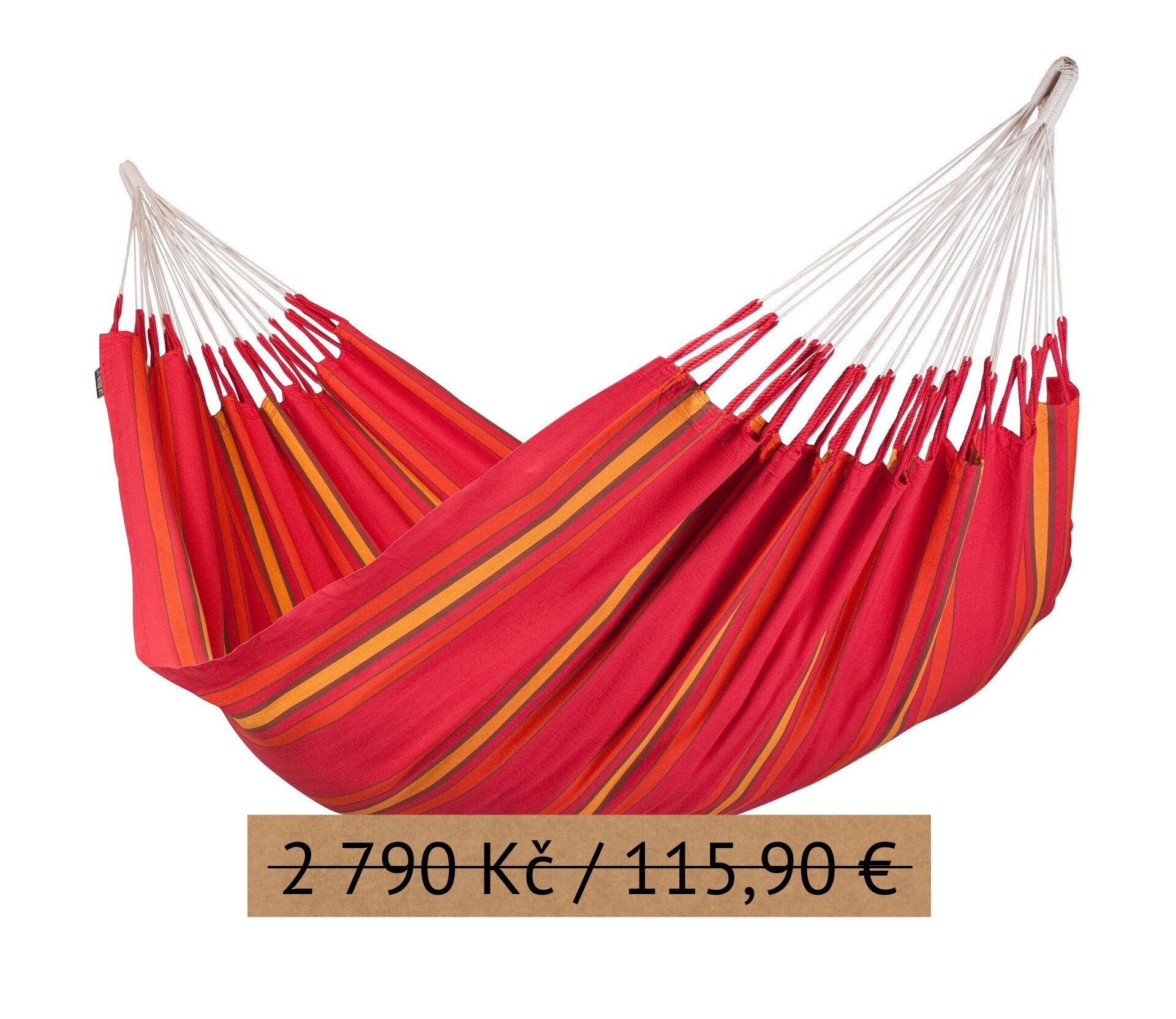 Houpací síť La Siesta Currambera Double Rozbalená