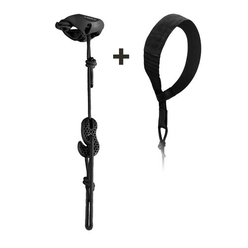 Univerzální závěsná sada La Siesta FlexMount 1point pro houpací sedačky černá