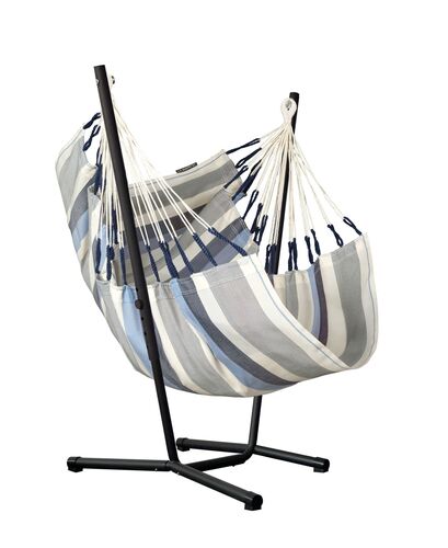 Houpací sedačka se stojanem La Siesta Fiji set Outdoor Basic Sea Salt