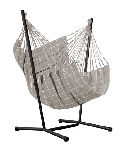 Houpací sedačka se stojanem La Siesta Fiji set Outdoor Comfort Almond